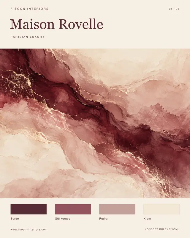 Maison Rovelle — Colour palette