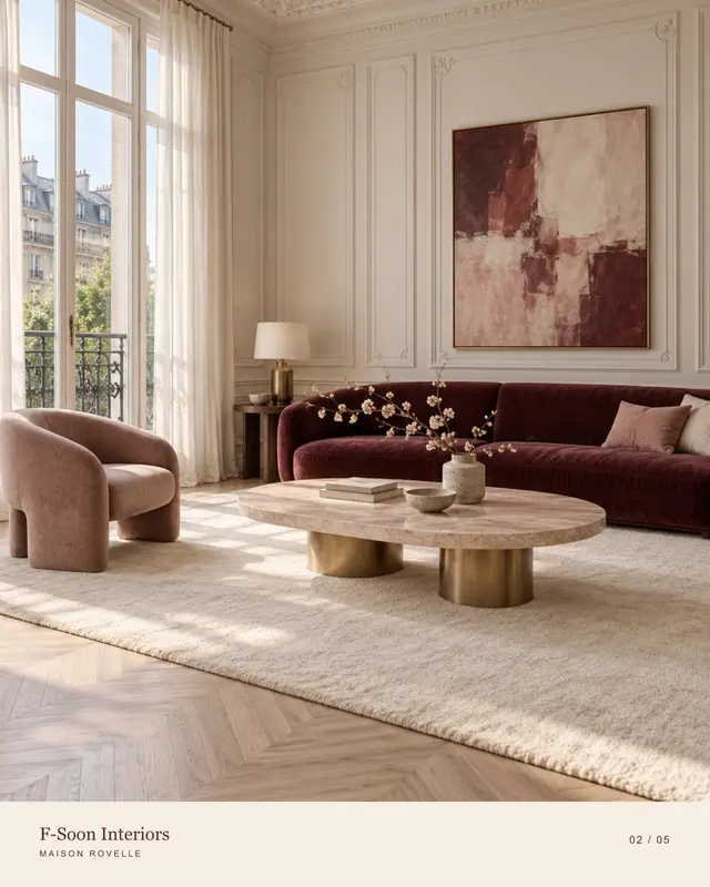 Maison Rovelle — living room