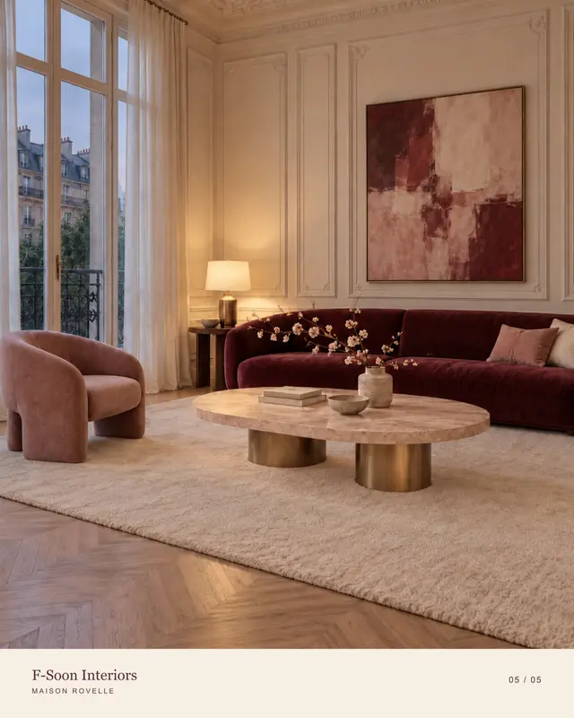 Maison Rovelle — Evening atmosphere
